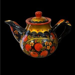 Samovar Russian Electric Khokhloma teapot